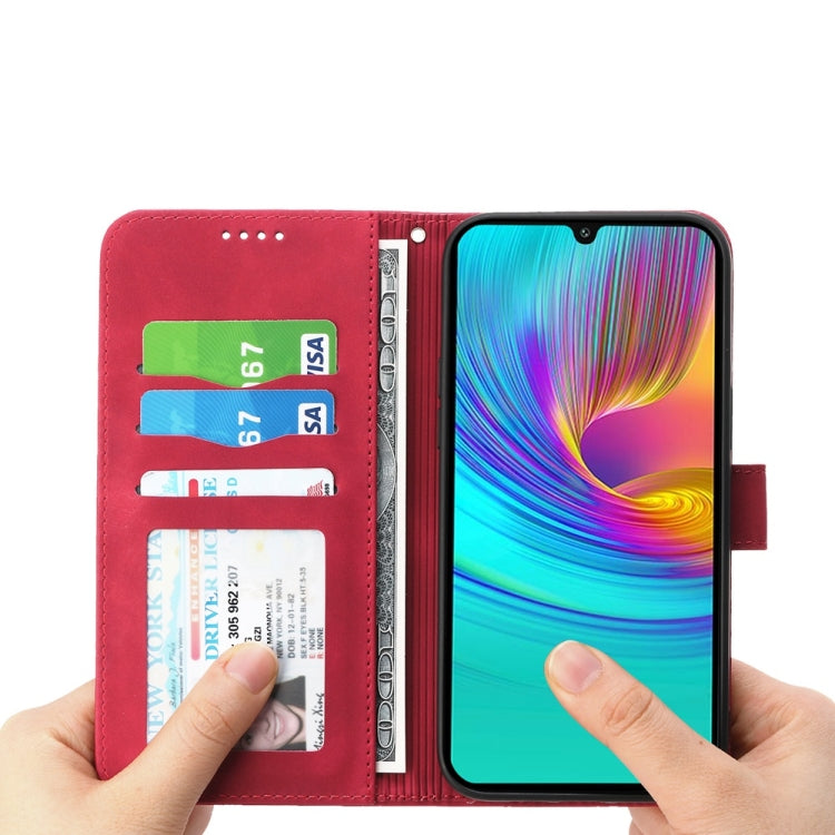 For Samsung Galaxy A26 5G / A16 / A17 4G Dierfeng Dream Line TPU Hybrid PU Leather Phone Case