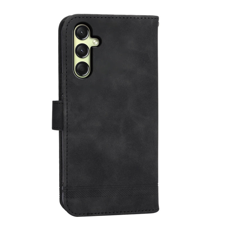 For Samsung Galaxy A26 5G / A16 / A17 4G Dierfeng Dream Line TPU Hybrid PU Leather Phone Case