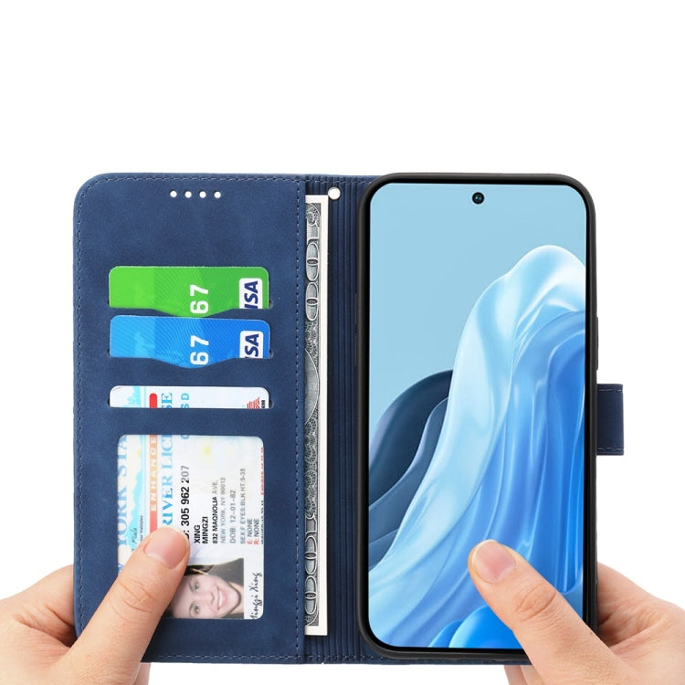 For Samsung Galaxy M35 Dierfeng Dream Line TPU Hybrid PU Leather Phone Case