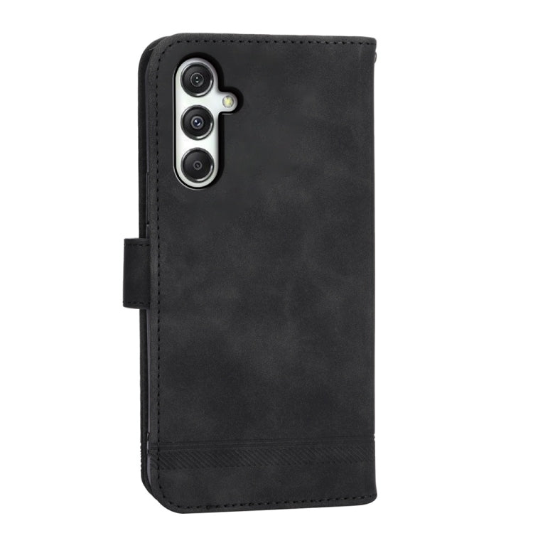 For Samsung Galaxy M35 Dierfeng Dream Line TPU Hybrid PU Leather Phone Case