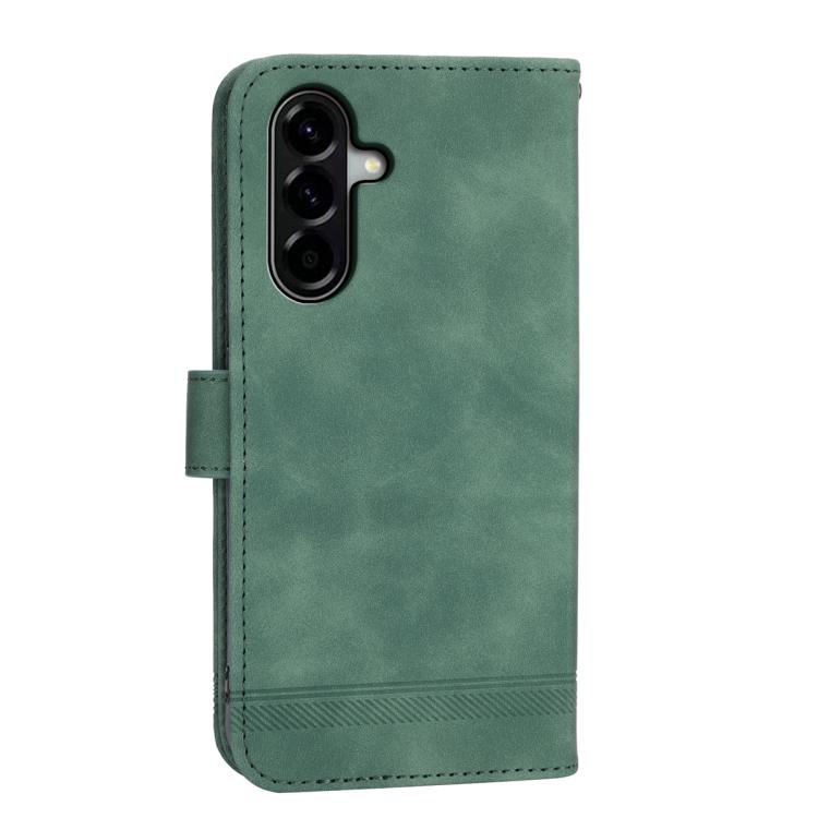 For Samsung Galaxy A37 5G Dierfeng Dream Line TPU Hybrid PU Leather Phone Case
