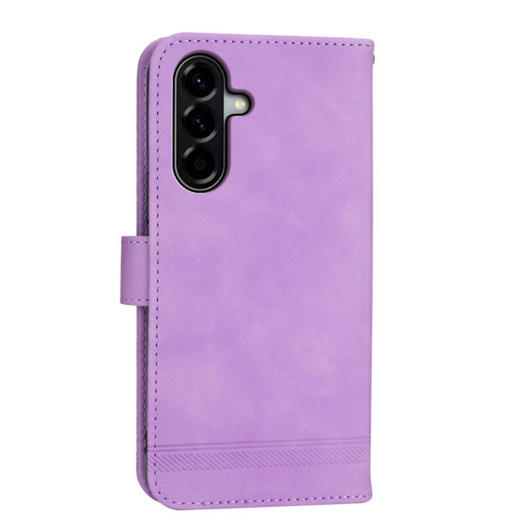 For Samsung Galaxy A57 5G Dierfeng Dream Line TPU Hybrid PU Leather Phone Case