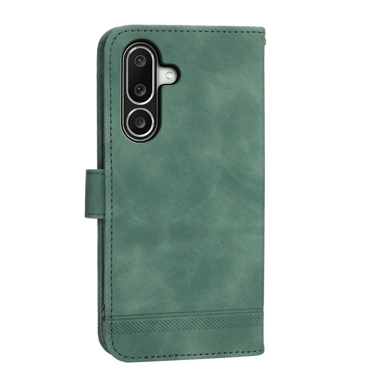 For Galaxy A27 5G Dierfeng Dream Line TPU Hybrid PU Leather Phone Case