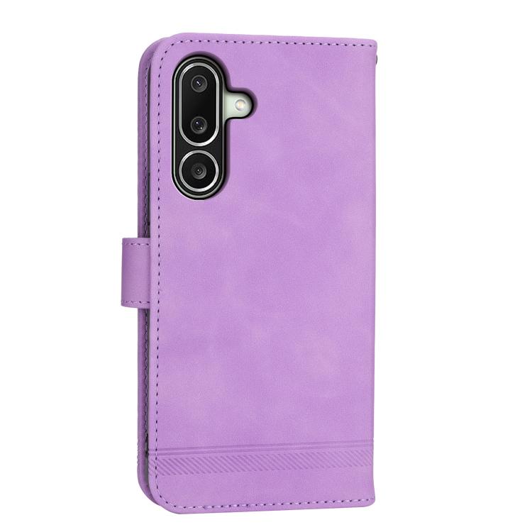 For Galaxy A27 5G Dierfeng Dream Line TPU Hybrid PU Leather Phone Case