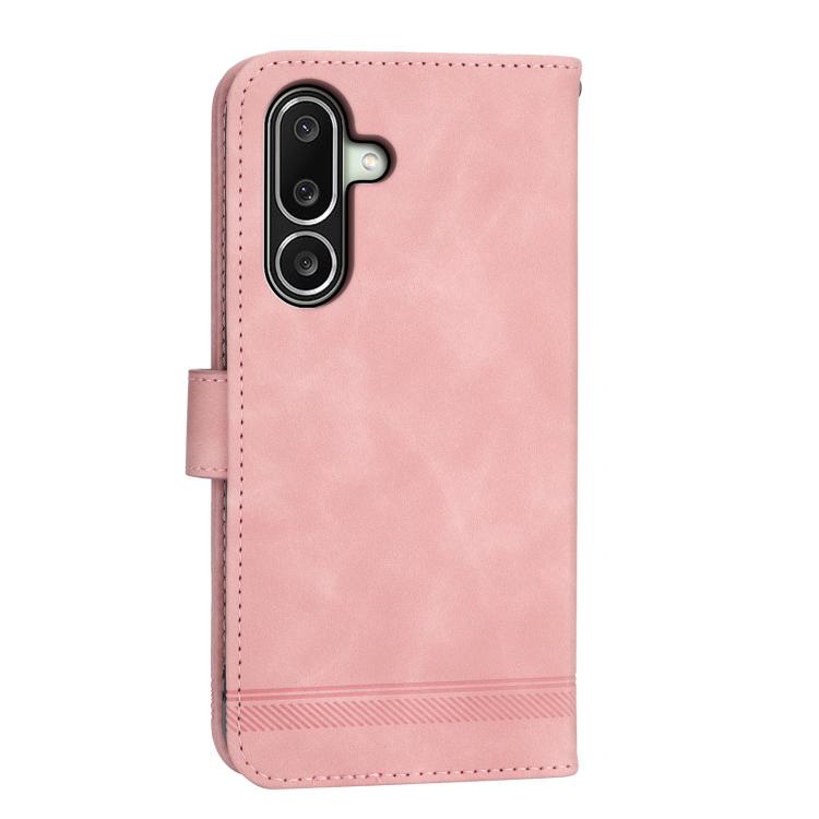 For Galaxy A27 5G Dierfeng Dream Line TPU Hybrid PU Leather Phone Case