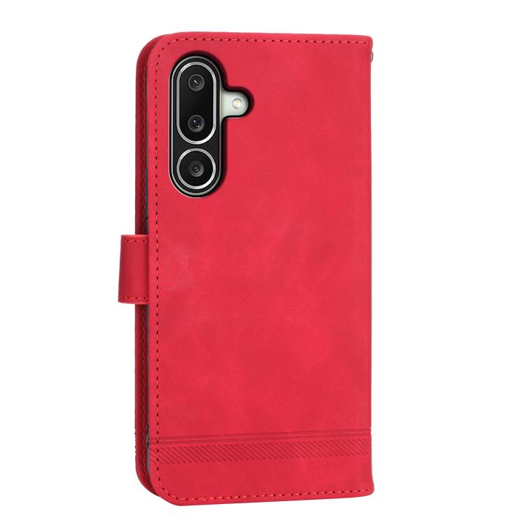 For Galaxy A27 5G Dierfeng Dream Line TPU Hybrid PU Leather Phone Case