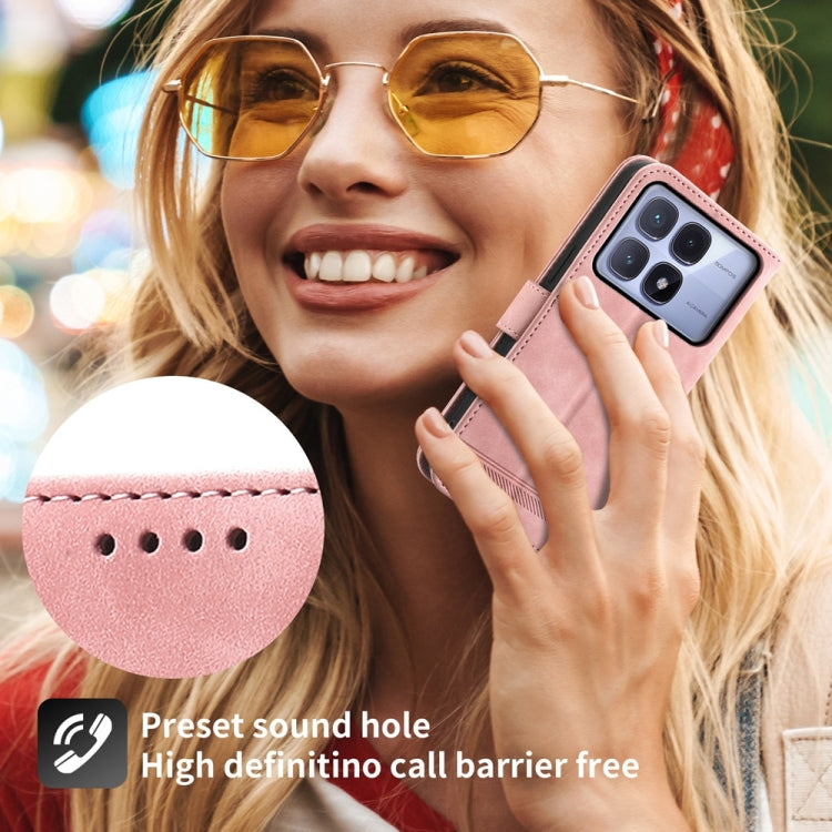 For Redmi K70 Ultra Dierfeng Dream Line TPU Hybrid PU Leather Phone Case