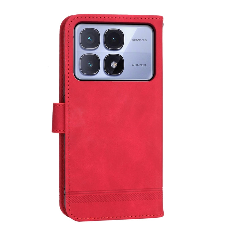 For Redmi K70 Ultra Dierfeng Dream Line TPU Hybrid PU Leather Phone Case