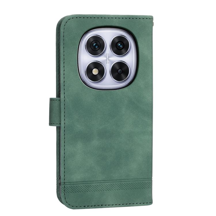 For Redmi Note 14 Pro 4G Dierfeng Dream Line TPU Hybrid PU Leather Phone Case