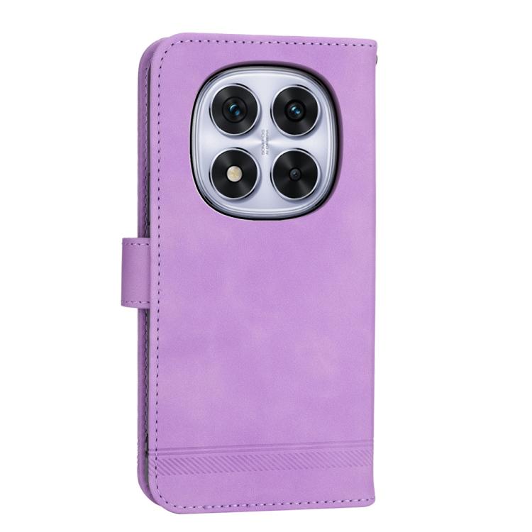 For Redmi Note 14 Pro 4G Dierfeng Dream Line TPU Hybrid PU Leather Phone Case
