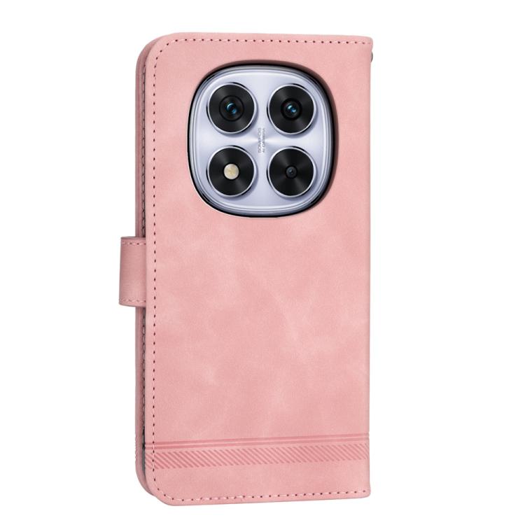 For Redmi Note 14 Pro 4G Dierfeng Dream Line TPU Hybrid PU Leather Phone Case