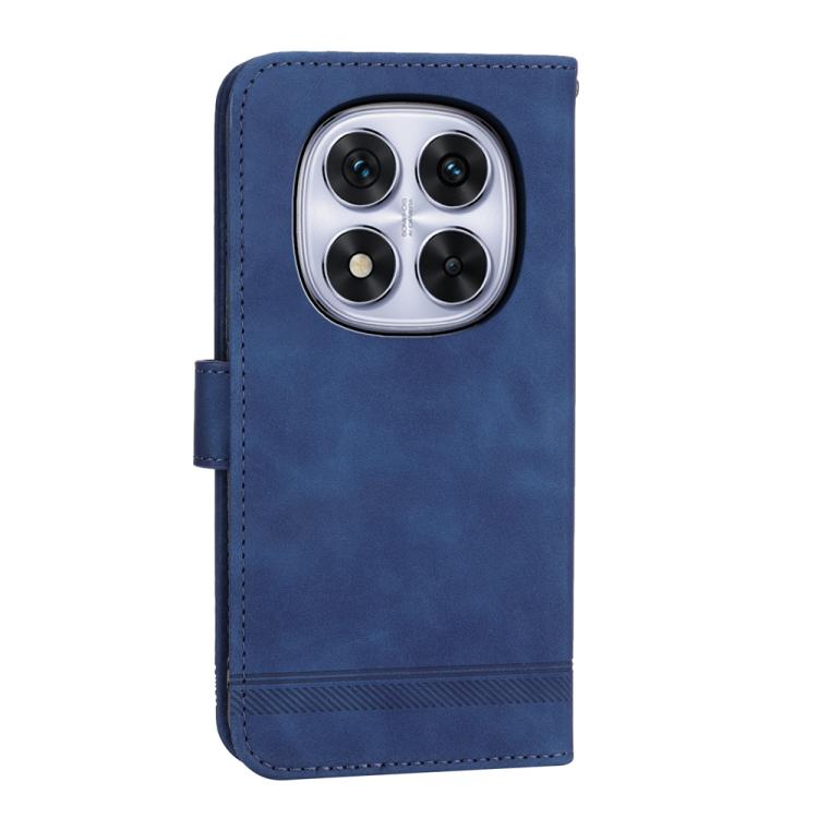 For Redmi Note 14 Pro 4G Dierfeng Dream Line TPU Hybrid PU Leather Phone Case