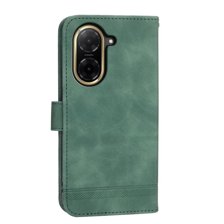 For Redmi A5 4G 171.7mm / Xiaomi Poco C71 Dierfeng Dream Line TPU Hybrid PU Leather Phone Case