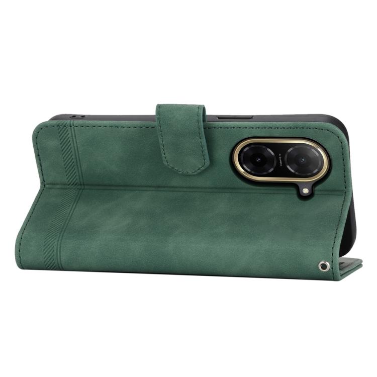 For Redmi A5 4G 171.7mm / Xiaomi Poco C71 Dierfeng Dream Line TPU Hybrid PU Leather Phone Case