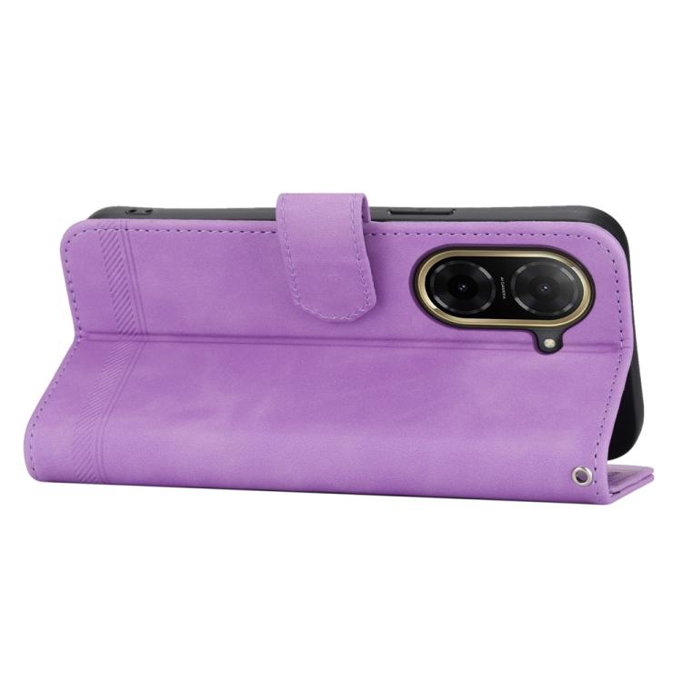 For Redmi A5 4G 171.7mm / Xiaomi Poco C71 Dierfeng Dream Line TPU Hybrid PU Leather Phone Case