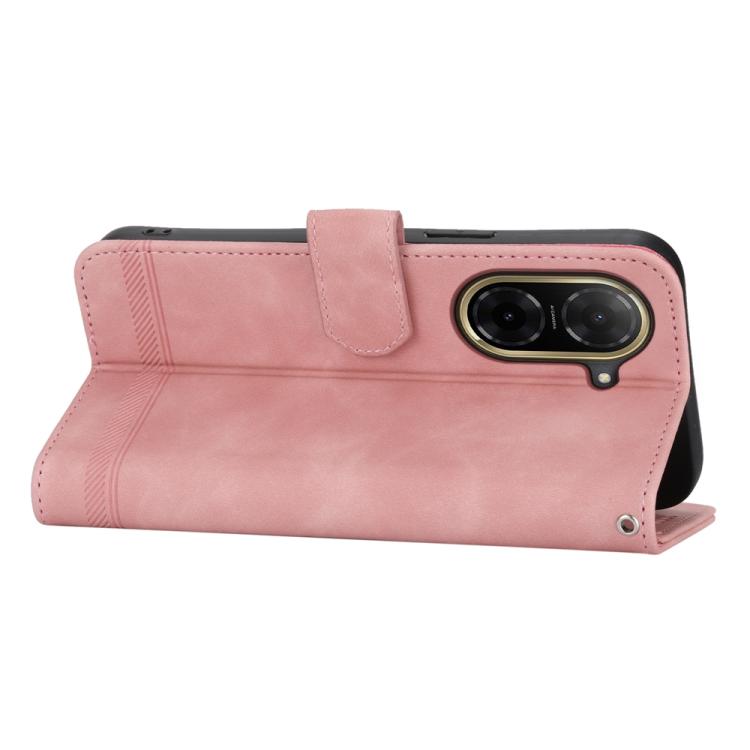 For Redmi A5 4G 171.7mm / Xiaomi Poco C71 Dierfeng Dream Line TPU Hybrid PU Leather Phone Case