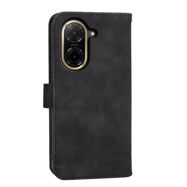 For Redmi A5 4G 171.7mm / Xiaomi Poco C71 Dierfeng Dream Line TPU Hybrid PU Leather Phone Case