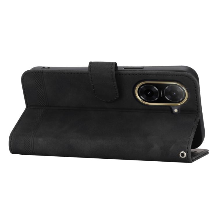 For Redmi A5 4G 171.7mm / Xiaomi Poco C71 Dierfeng Dream Line TPU Hybrid PU Leather Phone Case
