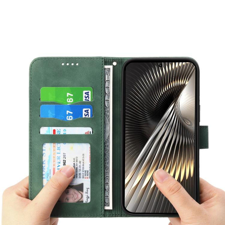 For Redmi Turbo 4 Pro / Xiaomi Poco F7 Dierfeng Dream Line TPU Hybrid PU Leather Phone Case