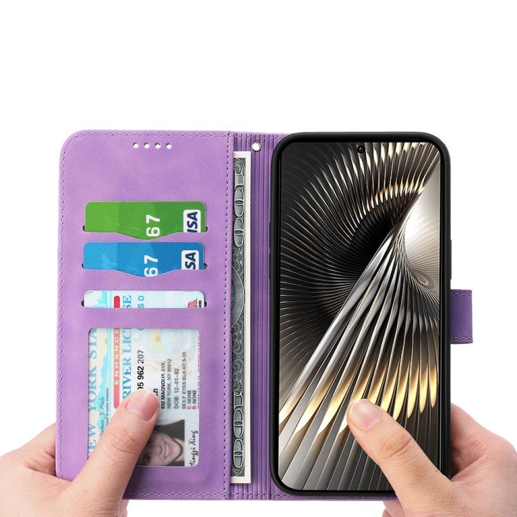 For Redmi Turbo 4 Pro / Xiaomi Poco F7 Dierfeng Dream Line TPU Hybrid PU Leather Phone Case