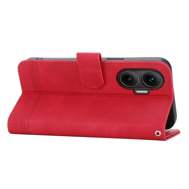 For Redmi Turbo 4 Pro / Xiaomi Poco F7 Dierfeng Dream Line TPU Hybrid PU Leather Phone Case