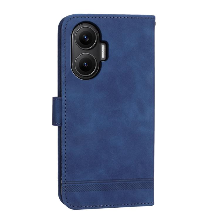 For Redmi Turbo 4 Pro / Xiaomi Poco F7 Dierfeng Dream Line TPU Hybrid PU Leather Phone Case