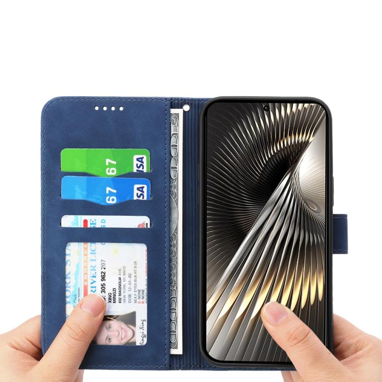 For Redmi Turbo 4 Pro / Xiaomi Poco F7 Dierfeng Dream Line TPU Hybrid PU Leather Phone Case
