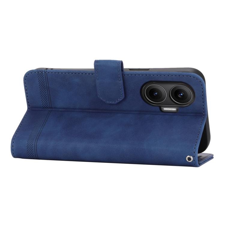 For Redmi Turbo 4 Pro / Xiaomi Poco F7 Dierfeng Dream Line TPU Hybrid PU Leather Phone Case