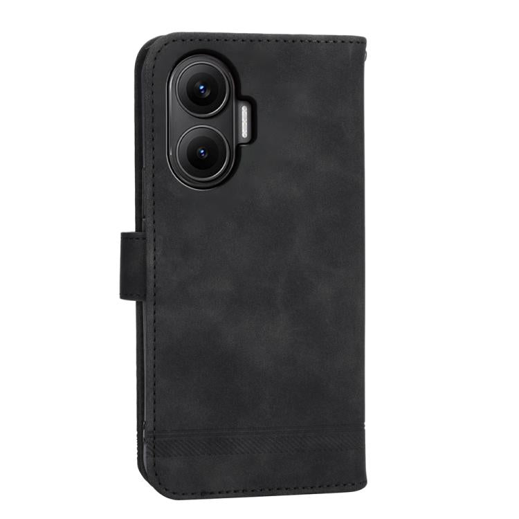 For Redmi Turbo 4 Pro / Xiaomi Poco F7 Dierfeng Dream Line TPU Hybrid PU Leather Phone Case