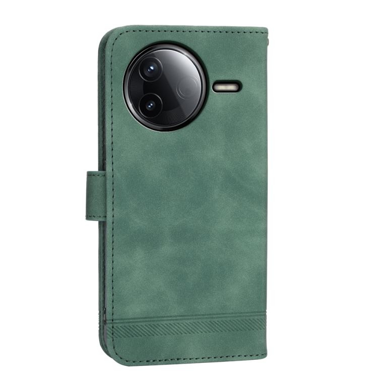For Redmi K80 / K80 Pro Dierfeng Dream Line TPU Hybrid PU Leather Phone Case