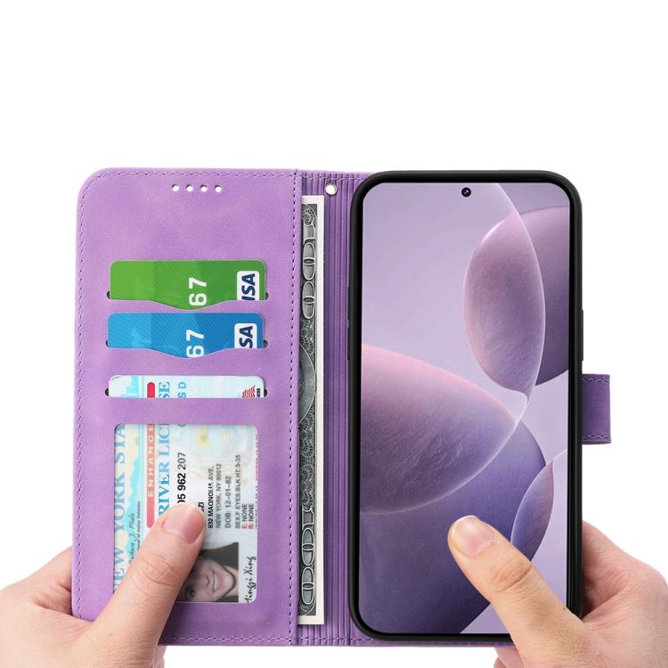 For Redmi K80 / K80 Pro Dierfeng Dream Line TPU Hybrid PU Leather Phone Case