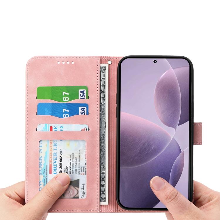 For Redmi K80 / K80 Pro Dierfeng Dream Line TPU Hybrid PU Leather Phone Case