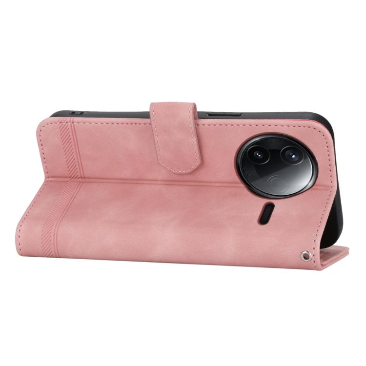 For Redmi K80 / K80 Pro Dierfeng Dream Line TPU Hybrid PU Leather Phone Case