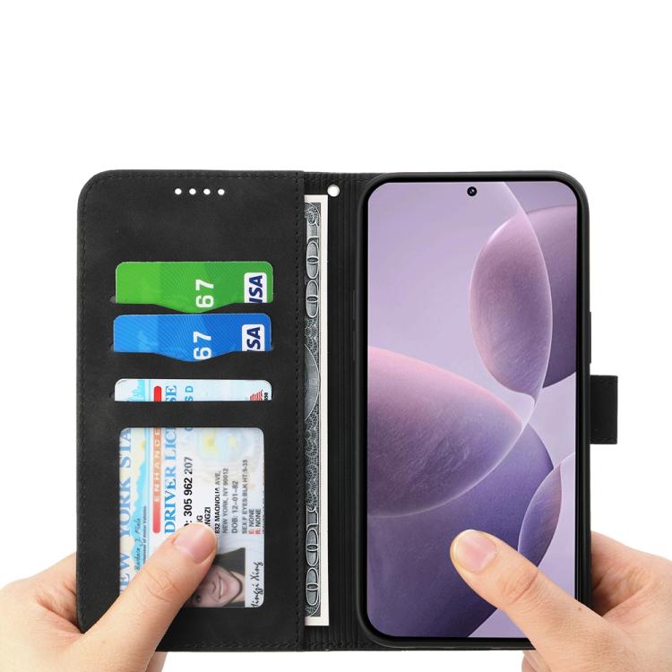 For Redmi K80 / K80 Pro Dierfeng Dream Line TPU Hybrid PU Leather Phone Case
