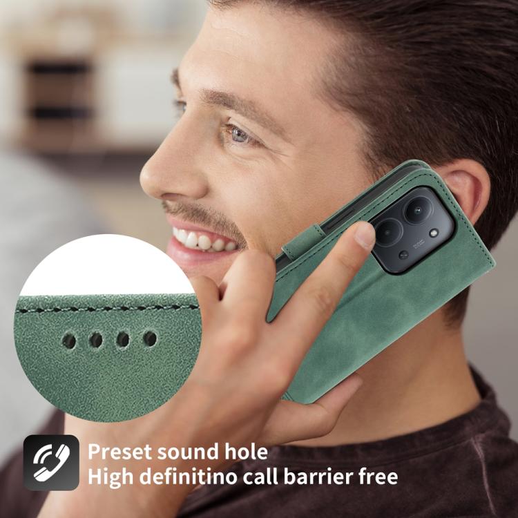 For Redmi 15C 5G / 4G Global 171mm / Poco C85 4G Dierfeng Dream Line TPU Hybrid PU Leather Phone Case
