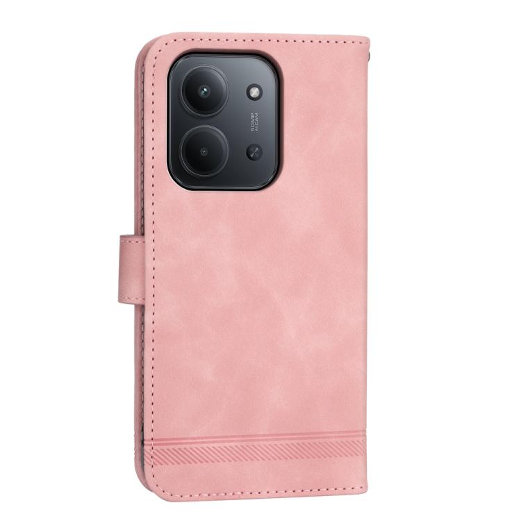 For Redmi 15C 5G / 4G EU 173mm / Poco C85 5G Dierfeng Dream Line TPU Hybrid PU Leather Phone Case