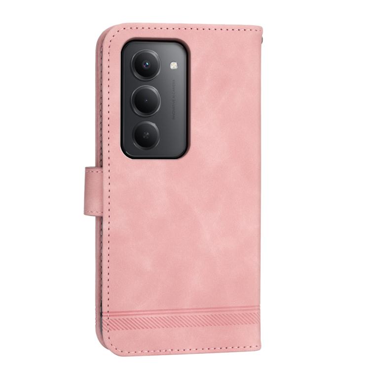 For Redmi 15 5G / 4G EU 171mm Dierfeng Dream Line TPU Hybrid PU Leather Phone Case