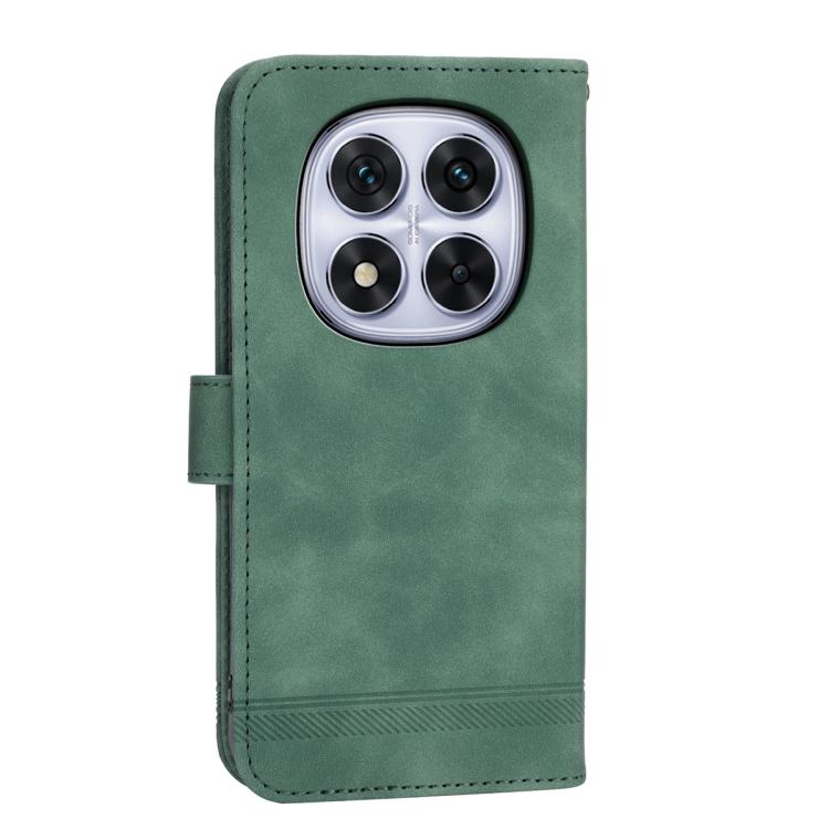 For Redmi Note 15 Pro 4G Global 163.2mm Dierfeng Dream Line TPU Hybrid PU Leather Phone Case