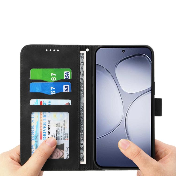 For Redmi Note 15 Pro 4G Global 163.2mm Dierfeng Dream Line TPU Hybrid PU Leather Phone Case
