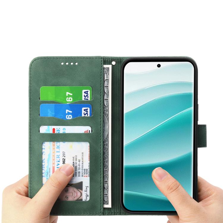 For Redmi Note 15 4G / 5G 164mm / Poco M8 5G Dierfeng Dream Line TPU Hybrid PU Leather Phone Case