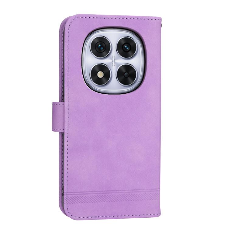 For Redmi Note 15 Pro 5G Global 163.6mm Dierfeng Dream Line TPU Hybrid PU Leather Phone Case