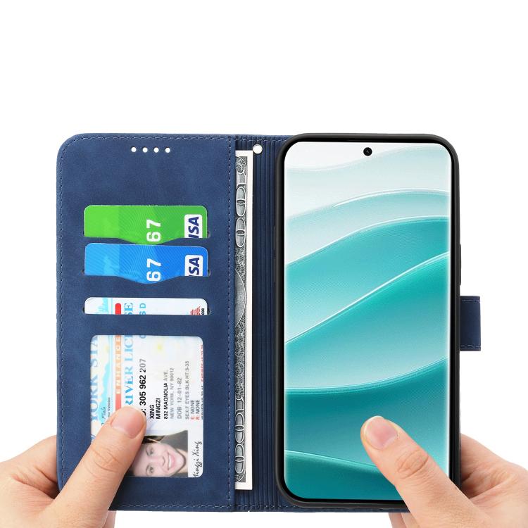 For Redmi Note 15 Pro+ 5G 163.3mm / Poco M8 Pro 5G Dierfeng Dream Line TPU Hybrid PU Leather Phone Case