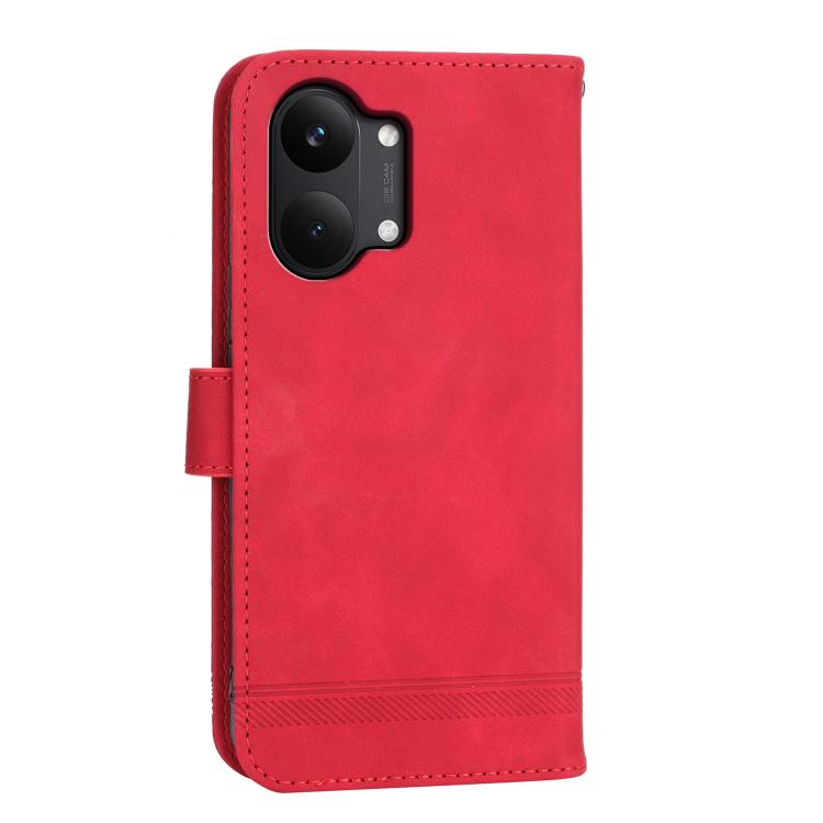 For Redmi Turbo 5 Max 5G / Poco X8 Pro Max 5G Dierfeng Dream Line TPU Hybrid PU Leather Phone Case