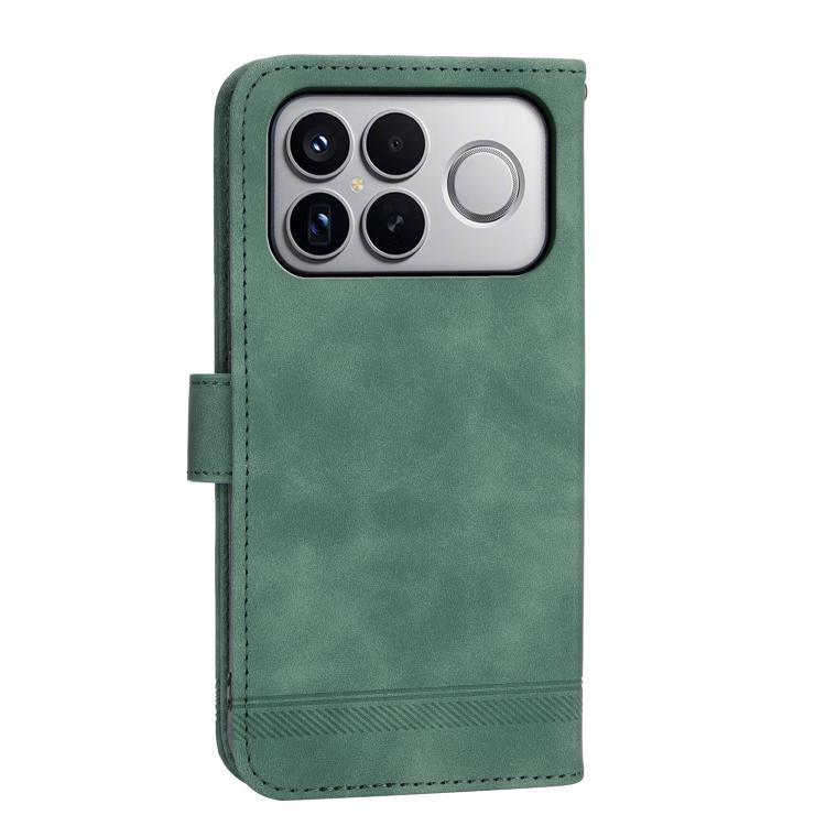 For Redmi K90 Pro Max / Poco F8 Ultra 5G Dierfeng Dream Line TPU Hybrid PU Leather Phone Case