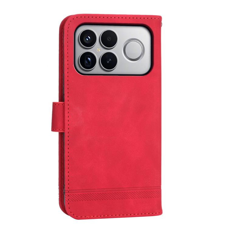 For Redmi K90 Pro Max / Poco F8 Ultra 5G Dierfeng Dream Line TPU Hybrid PU Leather Phone Case