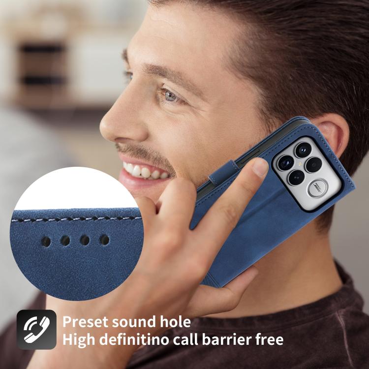 For Redmi K90 Pro Max / Poco F8 Ultra 5G Dierfeng Dream Line TPU Hybrid PU Leather Phone Case