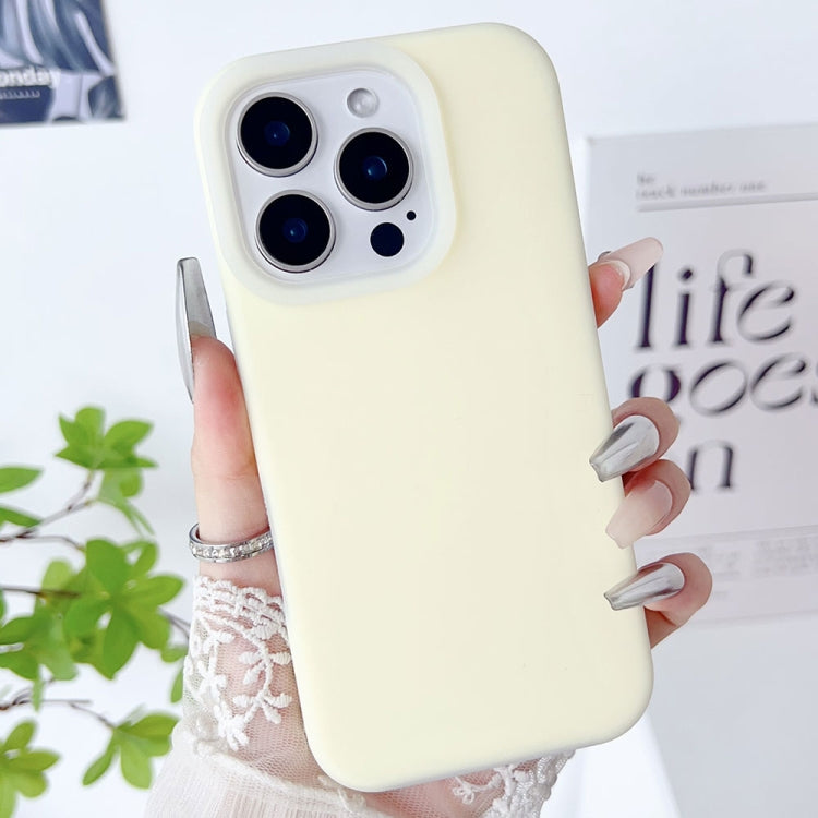 For iPhone 16 Pro Max PC Hybrid Liquid Silicone Jelly Phone Case