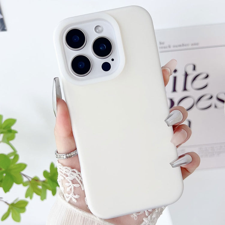 For iPhone 16 Pro Max PC Hybrid Liquid Silicone Jelly Phone Case