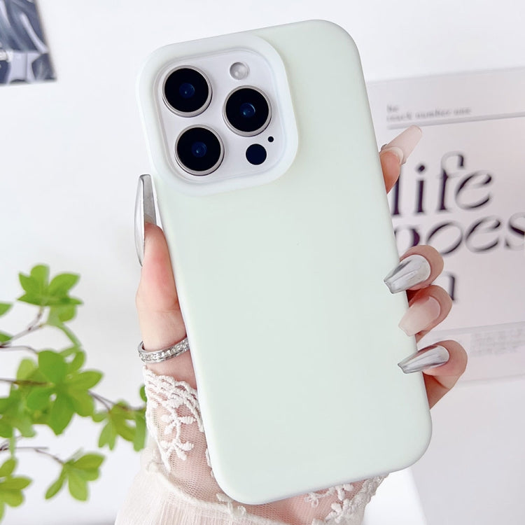 For iPhone 16 Pro Max PC Hybrid Liquid Silicone Jelly Phone Case