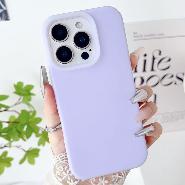 For iPhone 15 Pro PC Hybrid Liquid Silicone Jelly Phone Case